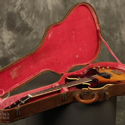 1960 Gibson ES-330 TD Sunburst CLEAN w/original Brown hardshell case image 21