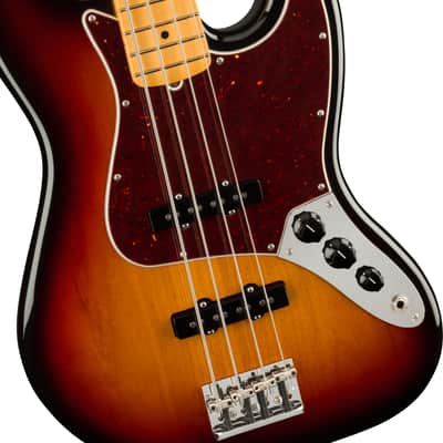 Fender American Professional II Jazz Bass with Maple Fretboard 2020 - Present - 3-Color Sunburst image 3