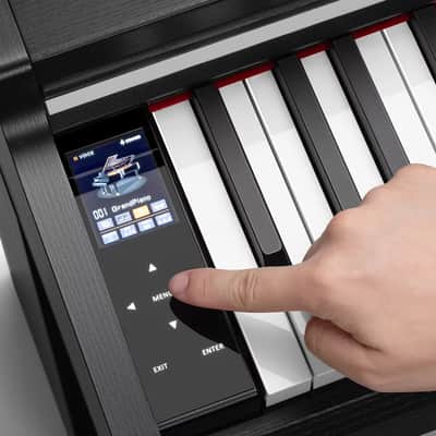 DDP-200 PRO 88-Key Digital Piano – Hammer Action, Touchscreen, 50W Speakers & Bluetooth image 2