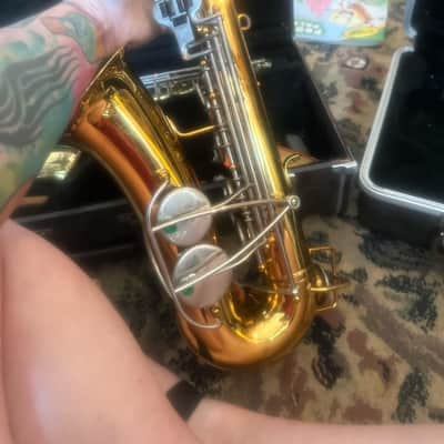 Used Selmer Bundy II Alto Saxophone 2000s - Common Finish- for Repair or Parts image 2