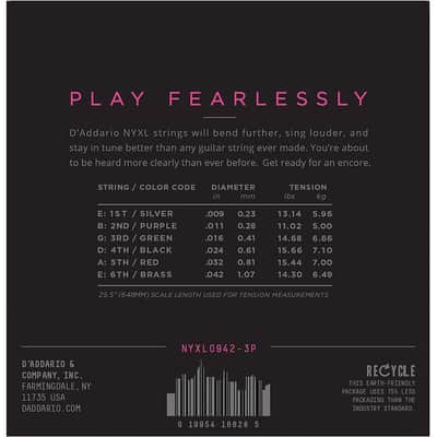 D'Addario NYXL0942-3P 3-Pack image 2