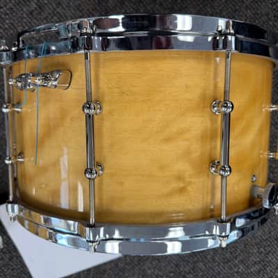 LUDWIG 110th ANNIVERSARY aged exotic avodire 7 x 14 anniversary snare drum 2019 image 6