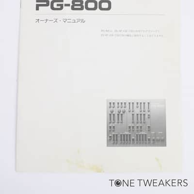 Roland PG-800 Synthesizer Programmer Owners Manual MKS-70 VINTAGE SYNTH DEALER image 2