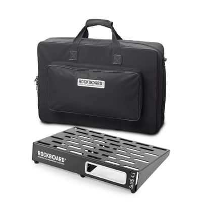 Rockboard QUAD 4.1 Pedalboard with Gig Bag Black image 1