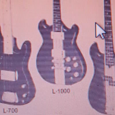 Vintage Midco Lotus L-1000 Electric Guitar Double Cutaway Two Tone  White Ash & Walnut Neck Thru Body FREE SHIPPING!! image 10