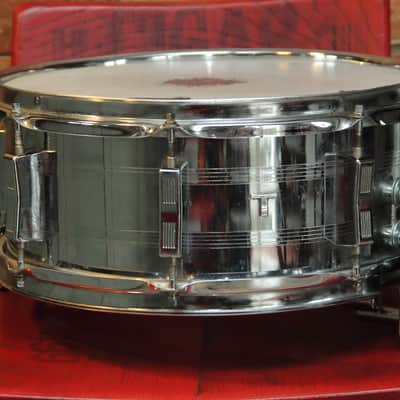 RARE Vintage snare Tacton 6.5x14 Steel 1970s GDR image 2