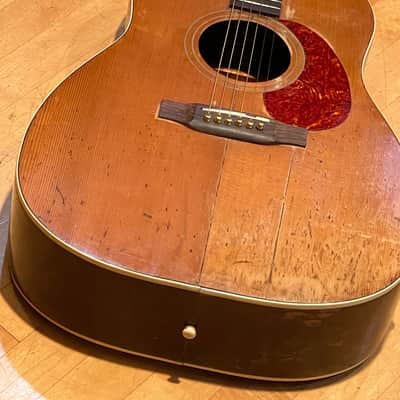 Vintage Gretsch solid spruce top acoustic / electric guitar  Sun valley  60’s  - Natural nitrocellulose image 10