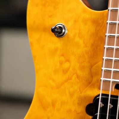 EVH Wolfgang WG Standard QM Electric Guitar - Transparent Amber image 9