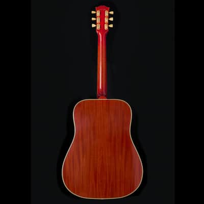Gibson Custom 1960 Hummingbird Light Aged Acoustic - Heritage Cherry Sunburst-Sunburst image 4