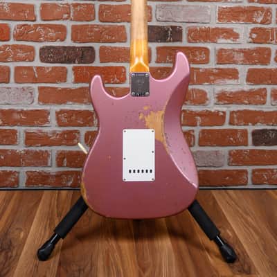 Fender Custom Shop Yngwie Malmsteen Stratocaster Heavy Relic Burgundy Mist Metallic 2026 w/OHSC image 7