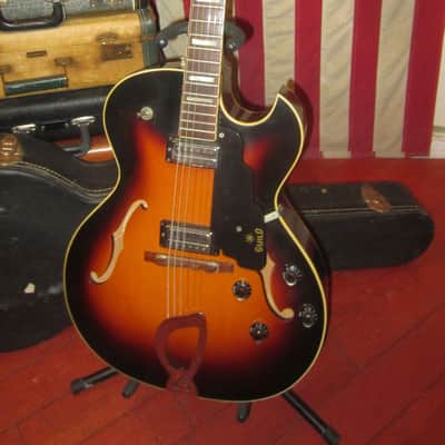 1967 Guild CE-100 Hollowbody Electric Sunburst w/ Original Case image 2