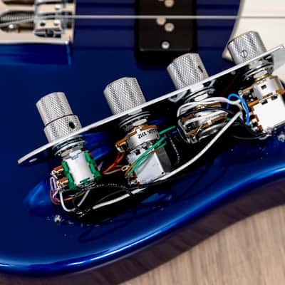2020 Mike Lull TC5 5-String Bass Custom Blue w/ Nordstrand Pickups & Aguilar Preamp image 16