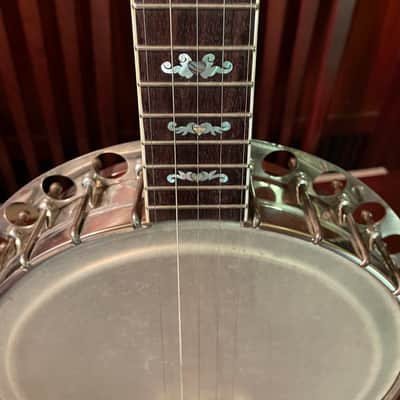 Stromberg Marimba Brazilian Rosewood Five Resonator Banjo Conversion w/ Original Tenor Neck Circa 1925 image 3