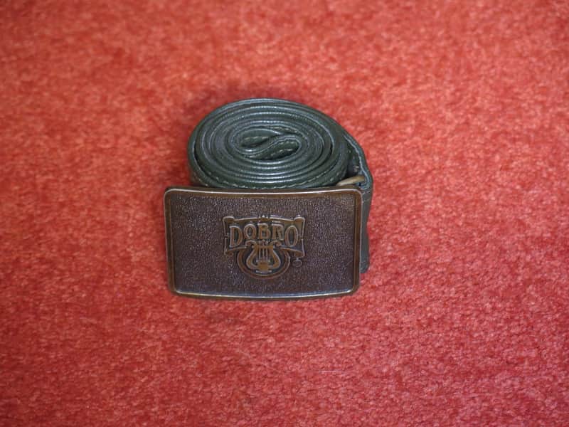 DOBRO belt buckle with custom belt - 1980s - *A very special gift* image 1