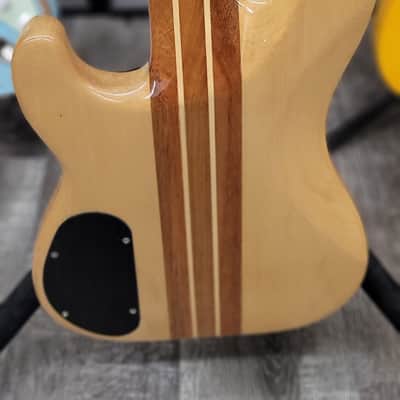 AIO Wolf JB5 5 String Jazz Bass - Ebony New Model w/ Humbucker PU GS-001 image 13