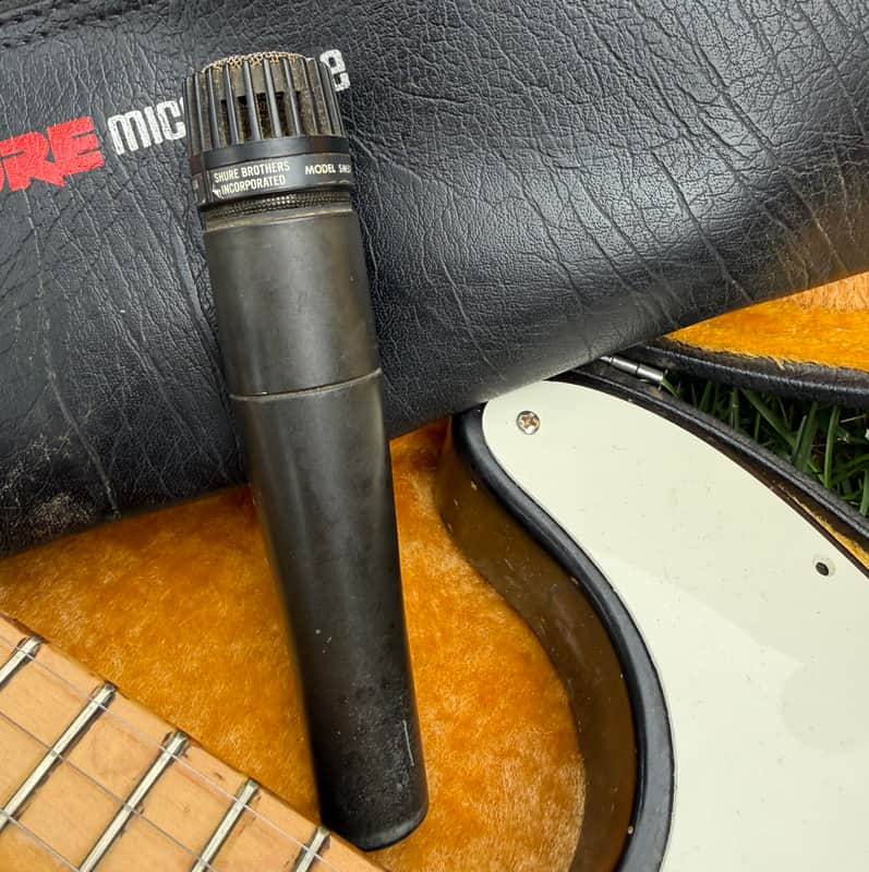 Shure Unidyne III SM57 Cardioid Dynamic Microphone 1970s Black image 1