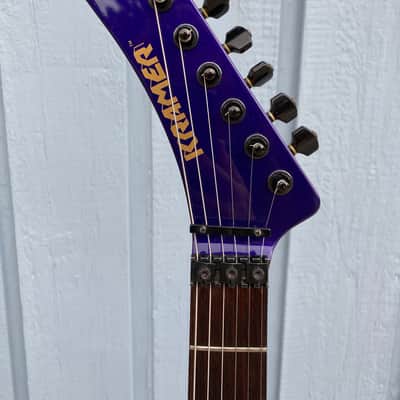 Kramer HJK-GL George Lynch Signature Model Circa 1985 Purple Metallic image 6