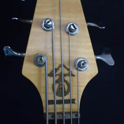 Alembic John Entwistle Signed 5 String Persuader 1983 Natural Quilted Maple image 11