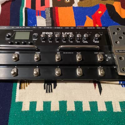 Line 6 POD X3 Live Multi-Effect and Amp Modeler 2007 - 2011 - Black image 1