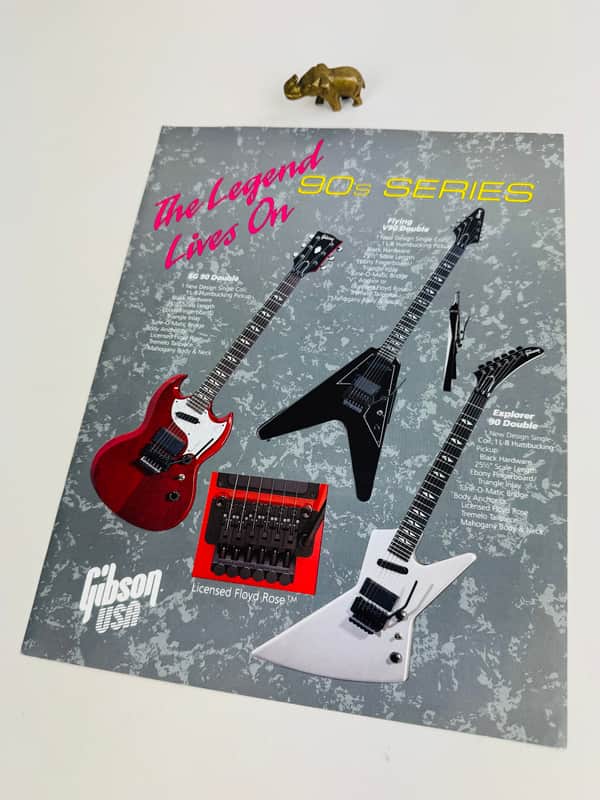 Gibson "The Legend Lives On – 90s Series" Flyer 1989 image 1
