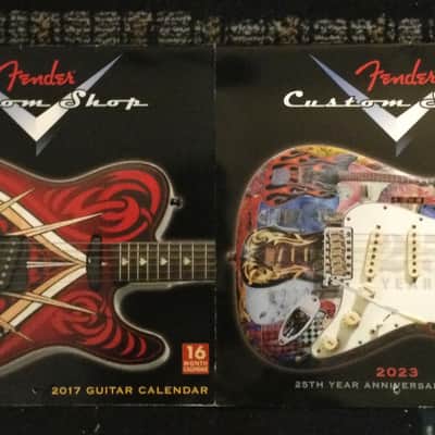 Box Lot Of Fender Custom Shop Calendars 10 image 5