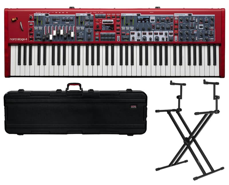 Nord Stage 4 HA73 73-Key Fully-Weighted Keyboard + TSA Case + Stand image 1