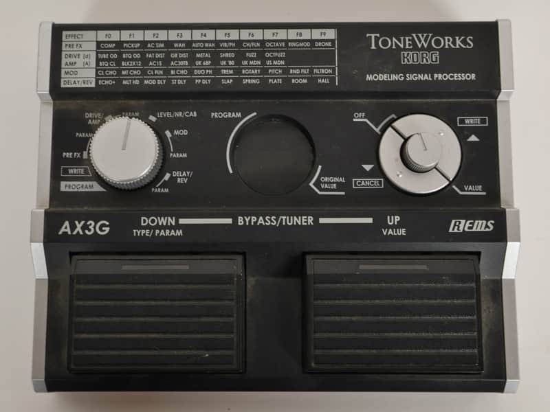 Korg AX3G Multi-Effects Modeling Signal Processor image 1