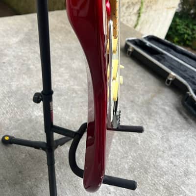 1987 Fender Made in Japan Stratocaster Kahler tremolo- Red Sparkle image 13