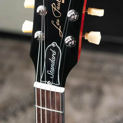 Gibson Les Paul Standard 50s Mahogany Top Electric Guitar - Vintage Cherry with Hardshell Case image 6