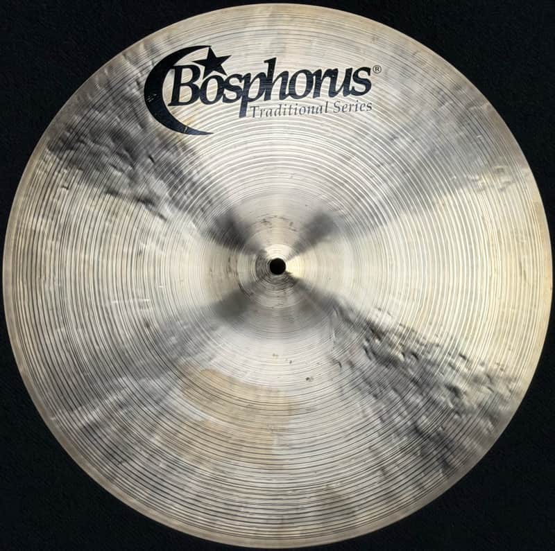 Bosphorus 17" Traditional Series Medium Crash Cymbal - 1240g image 1