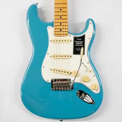 Fender Player II Stratocaster Electric Guitar - Aquatone Blue with Maple Fingerboard image 1
