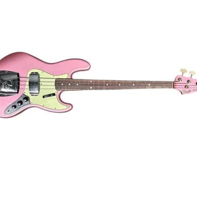Fender Custom Shop Journeyman 1965 Jazz Bass, Faded Burgundy Mist/Rosewood 9.5 LBS *IN STOCK* image 10