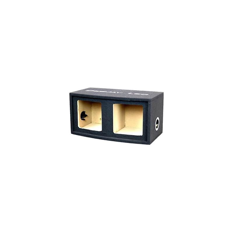 Deejay LED 10" Double Heavy Duty Square Woofer Empty Car Speaker Box image 1