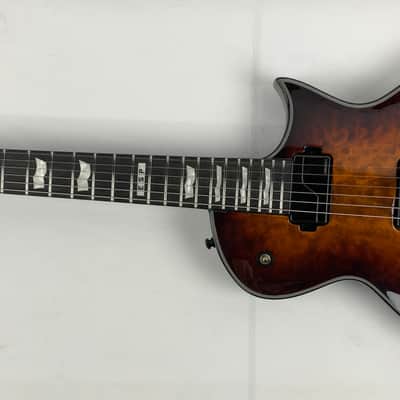 ESP E-II Eclipse Tiger Eye Sunburst Quilted Maple Electric Guitar + Case EII E II EC QM - B-Stock image 13