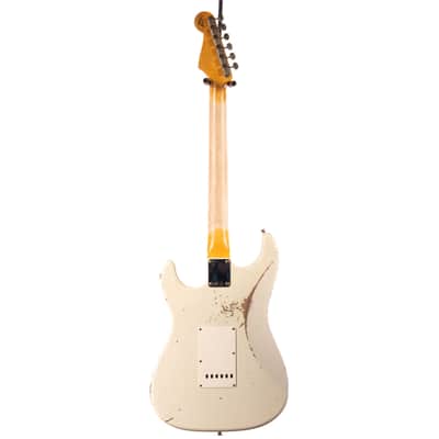 Fender Custom Shop Limited Edition 1964 L-Series Stratocaster Heavy Relic Aged Olympic White (915) image 10