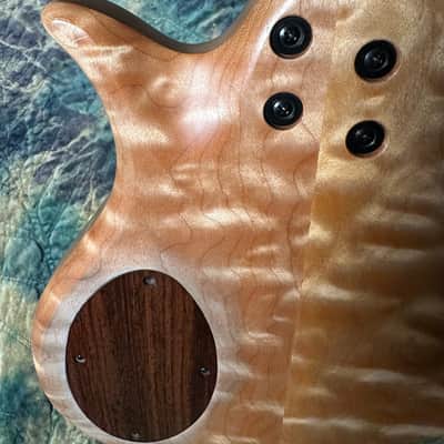 Birdsong "Sadhana" 4-String (Short Scale) 2011 - Quilted Maple image 14
