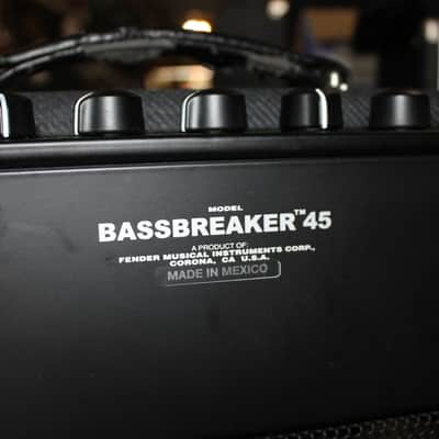 Fender BassBreaker 45/2 Channel 45 Watt tube Amp with 2x12 Celestion G12V Type image 9