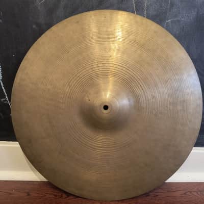 Vintage 1940s A Avedis Zildjian Trans Transition Stamp 18" Crash Ride Cymbal 1704g image 1
