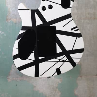 EVH Wolfgang Special Striped with Ebony Fretboard 2024 - Present - Satin White/Black Stripes image 9