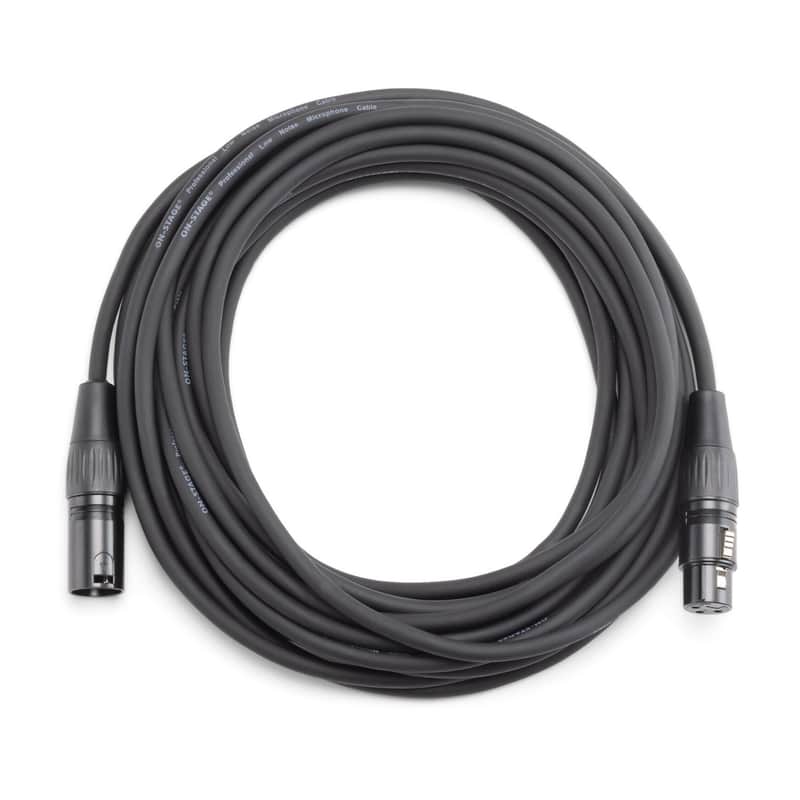 On-Stage Economy XLR to TRS Cable (25 ft.) image 1
