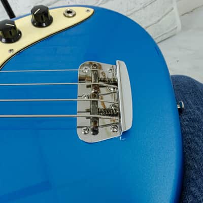 1971 Fender Musicmaster Bass Lake Placid Blue (Refinshed) w/OHSC image 8
