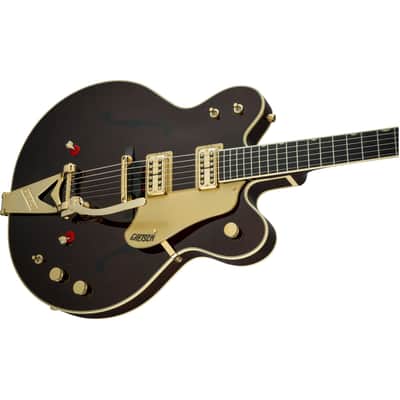 Gretsch G6122T-62 Vintage Select Edition '62 Chet Atkins Country Gentleman Hollow Body with Bigsby, TV Jones, Walnut Stain image 2