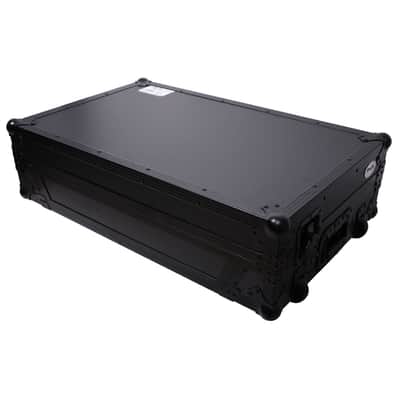 ProX XS-DDJFLX10WLTBL Pioneer DDJ-FLX10 Black Case w/Shelf+1U Rack+Wheels+LED image 2