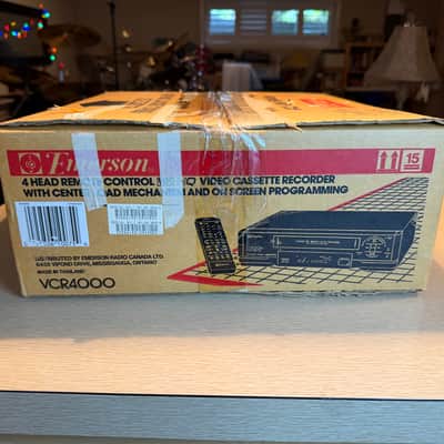 Emerson VCR4000 VHS VCR 1994 w/ Box Remote BRAND NEW IN BOX EXTREMELY RARE🔥 image 5