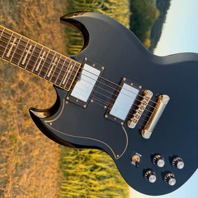 Epiphone tony iommi SG bone nut ebony signature Left handed lefty lh image 15
