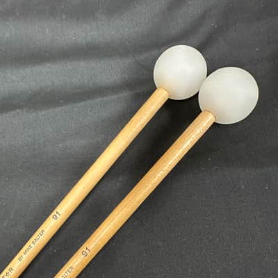 Mike Balter 91B PolyBall Mallets, Birch, 15"x1" - VERY GOOD image 1