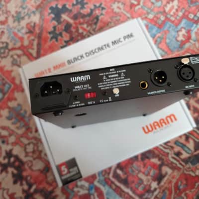 Warm Audio WA12 MKII Microphone Preamp 2019 - Present - Black imagen 2