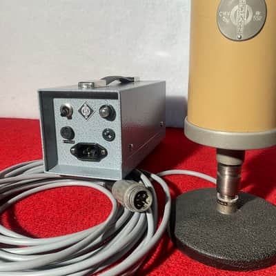 Neumann CMV5 TUBE MIKROFON # 552 BOTTLE ORIGINAL SET VINTAGE image 23