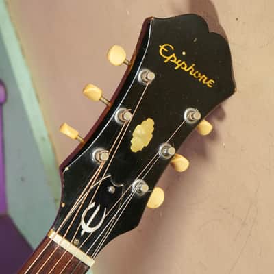 1966 Epiphone FT-79 Texan (Gibson) Slope Dreadnought Guitar (VIDEO! Fresh Work, Ready) image 3