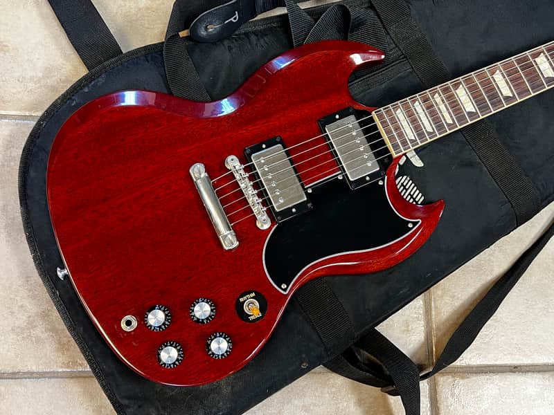 2021 Gibson USA Standard '61 SG Vintage Cherry with case image 1